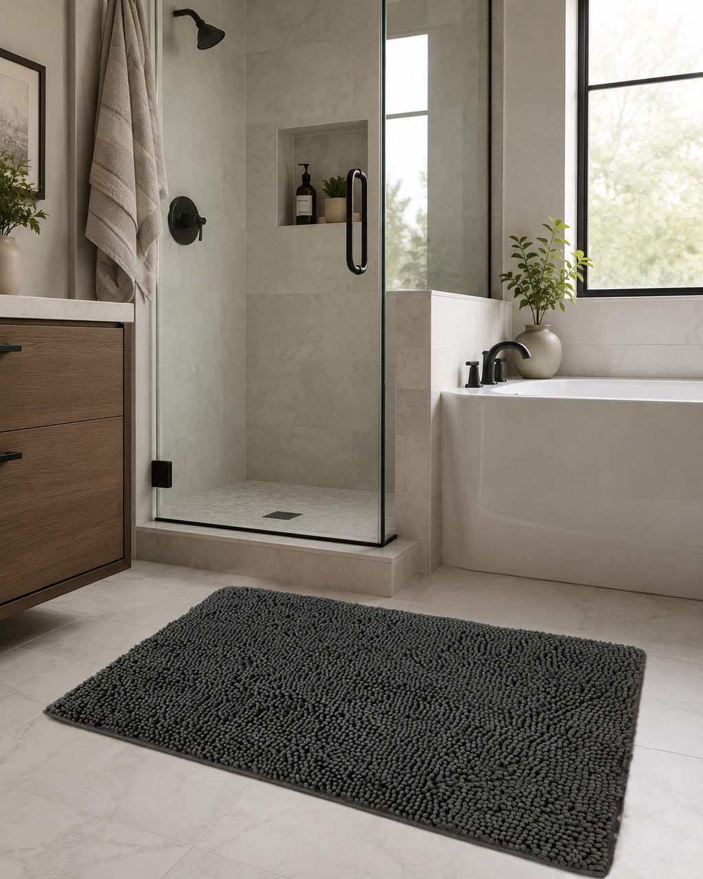 Chenille Bathroom Rug