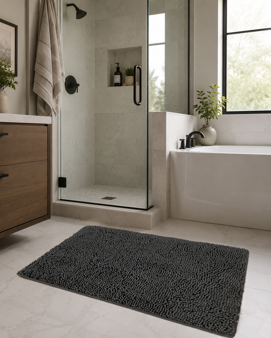 Chenille Bathroom Rug