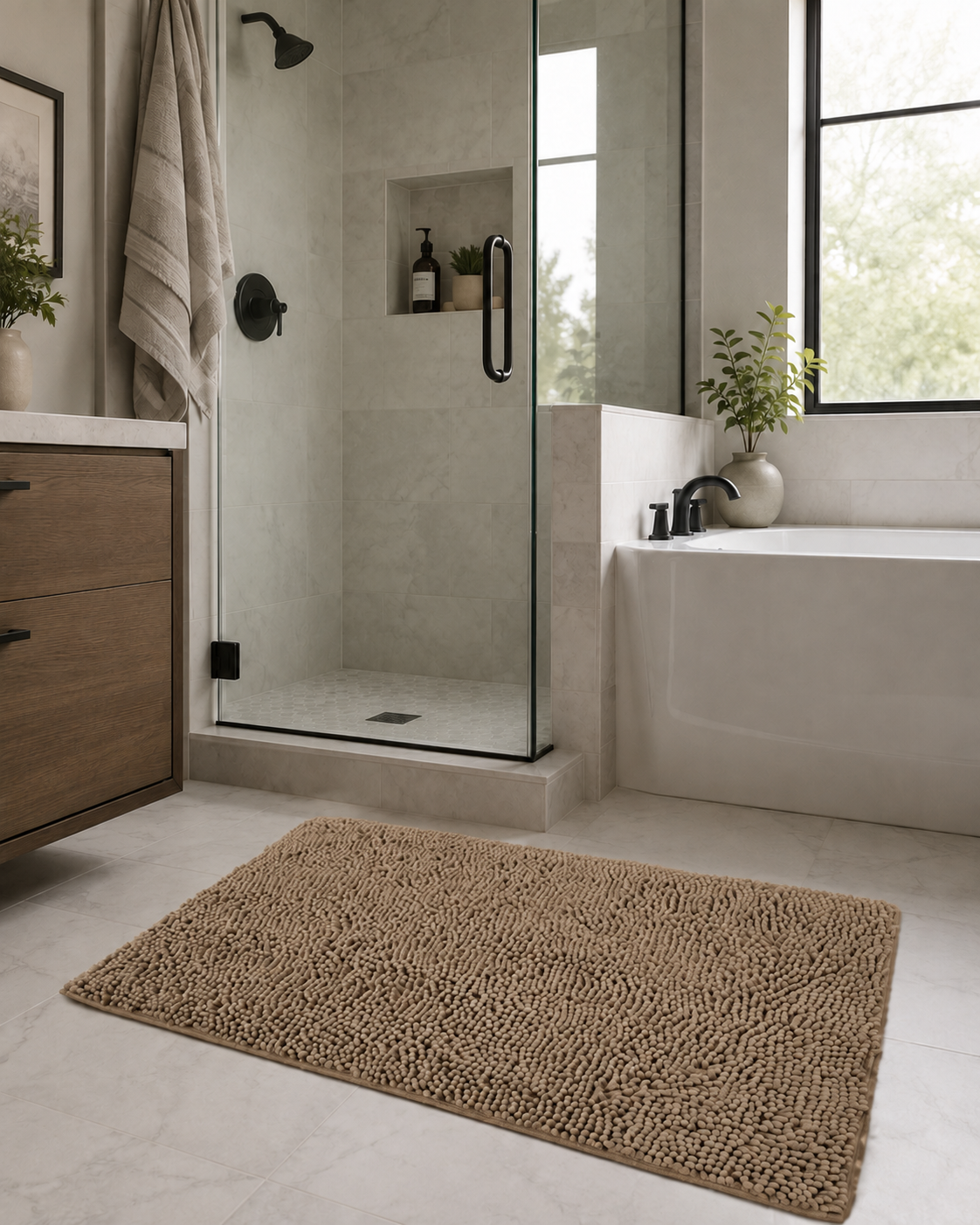Chenille Bathroom Rug