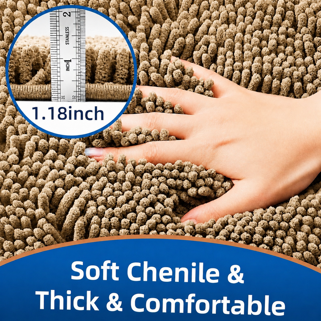 Chenille Bathroom Rug
