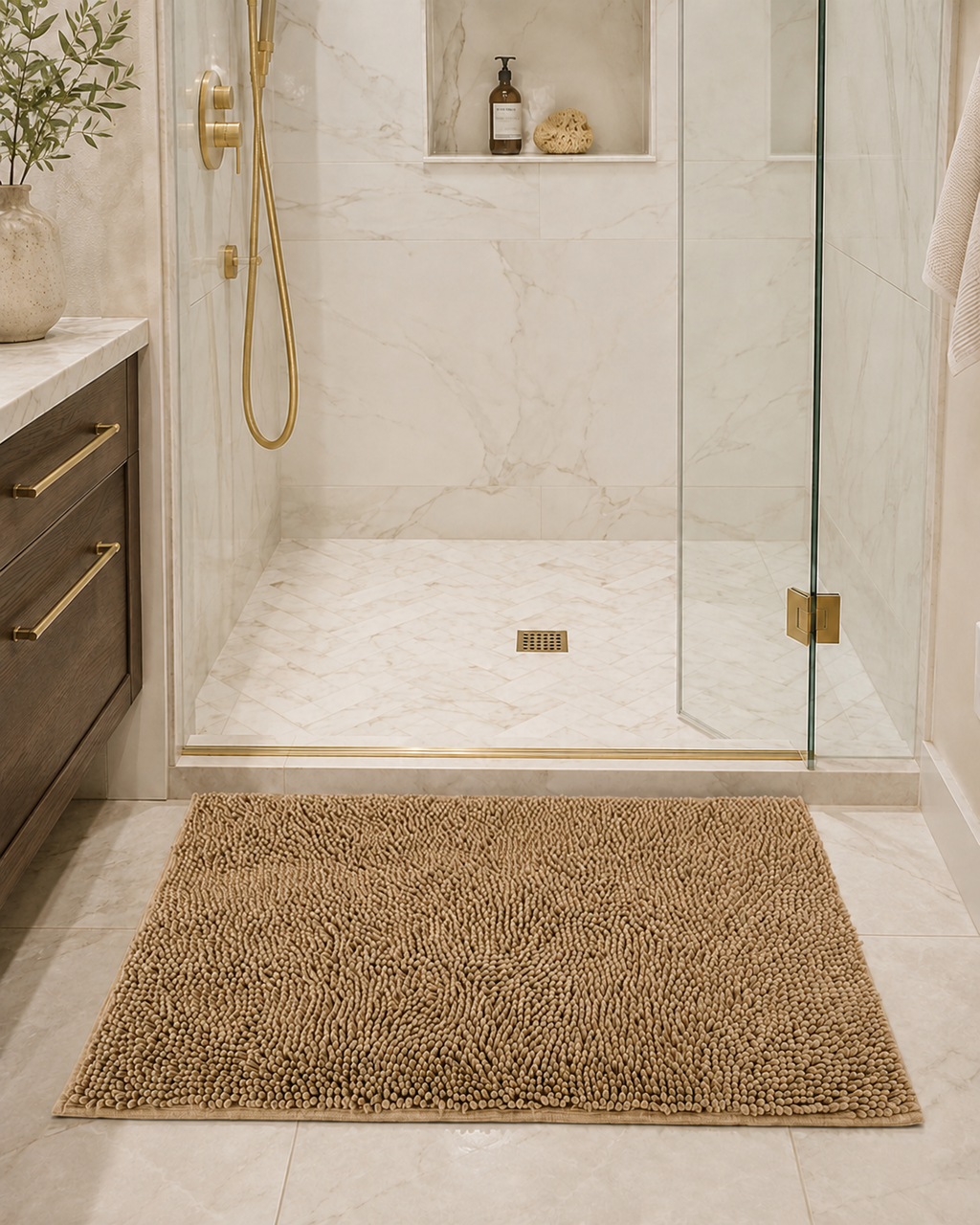 Chenille Bathroom Rug